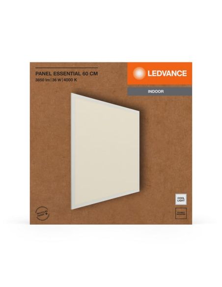 Panneau de Plafond Gamme ESSENTIAL 60X60CM 36W 4000K/6500K IP20 | LéonLeds