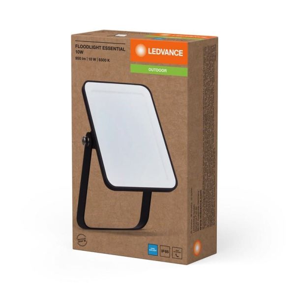 Projetor LED Preto 10W Faixa ESSENCIAL 3000K/4000k/6500K IP65 para Exterior | LeonLeds