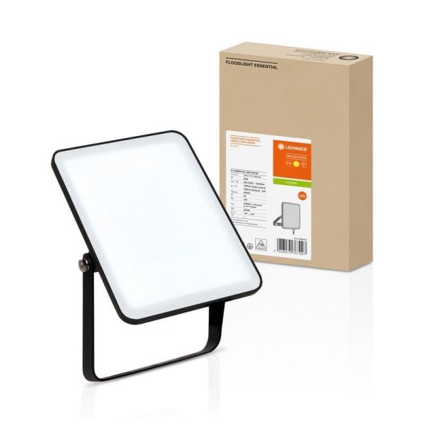 Proyector LED 20W Exterior Negro Gama ESSENTIAL 3000K/4000k/6500K IP65 | LeonLeds