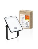 Proyector LED 10W Con Sensor Negro Gama ESSENTIAL 3000K/4000k/6500K IP65 para Exterior | LeonLeds