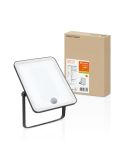Projecteur LED extérieur avec capteur 30W Noir Gamme ESSENTIELLE 3000K/4000k/6500K IP65 | LéonLeds