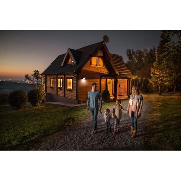 Projetor LED Exterior Com Sensor 30W Preto Gama ESSENCIAL 3000K/4000k/6500K IP65 | LeonLeds