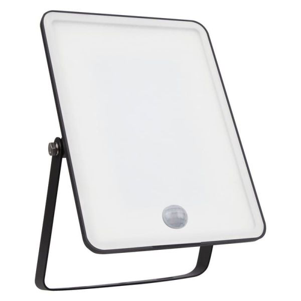 Proyector LED Con Sensor 50W Negro Gama ESSENTIAL 3000K/4000k/6500K IP65 Uso Exterior | LeonLeds