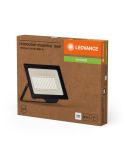 Projetor LED Exterior 100W Preto Muito Potente 10.000lm Gama ESSENCIAL 4000K IP65 | LeonLeds