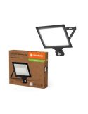 Proyector LED Con Sensor 100W 10.000lm Negro Gama ESSENTIAL 4000K IP44 para Exterior | LeonLeds