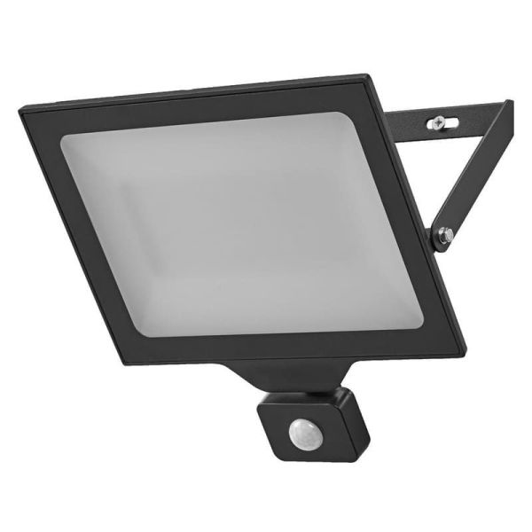 Proyector LED Con Sensor 200W Muy Potente 20.000lm Negro Gama ESSENTIAL 4000K IP44 | LeonLeds