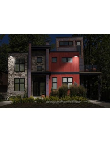 Projetor LED 20W Com Sensor 1800lm Preto Gama ESSENCIAL 4000K Com Plug IP65 | LeonLeds