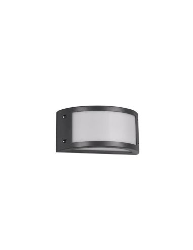 Applique d'extérieur LED KENDAL ↔25cm 1400lm 3000K IP54 Noir | LéonLeds