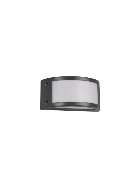 Applique d'extérieur LED KENDAL ↔25cm 1400lm 3000K IP54 Noir | LéonLeds