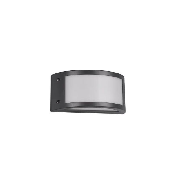 Aplique exterior LED KENDAL ↔25cm 1400lm 3000K IP54 Negro | LeonLeds