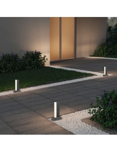 Farol exterior LED simples MARIZA ↕50cm 11W 3000K IP65 | LeonLeds