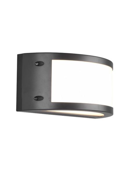 Applique d'extérieur LED KENDAL ↔25cm 1400lm 3000K IP54 Noir | LéonLeds