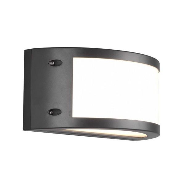 Aplique exterior LED KENDAL ↔25cm 1400lm 3000K IP54 Negro | LeonLeds