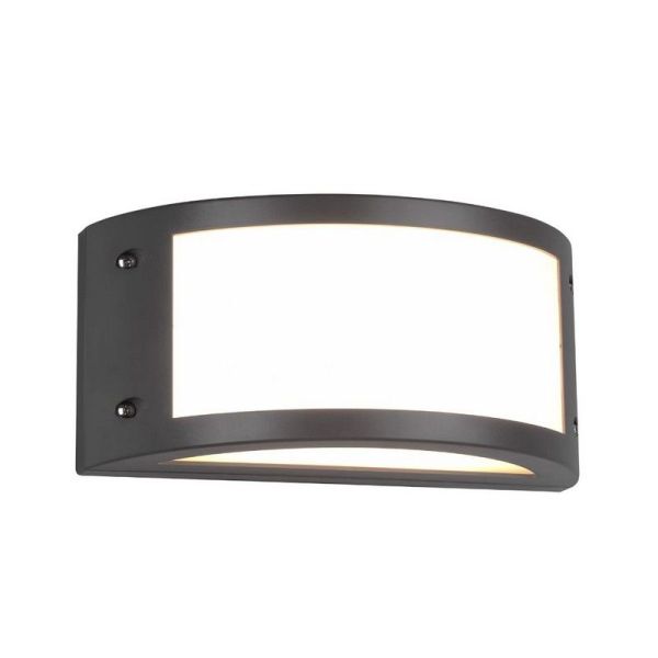 Arandela LED para exterior KENDAL ↔25cm 1400lm 3000K IP54 Preto | LeonLeds