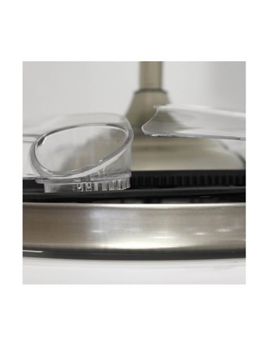 Ventilateur LED à pales rétractables ANETO Nickel 72W 7920Lm CCT