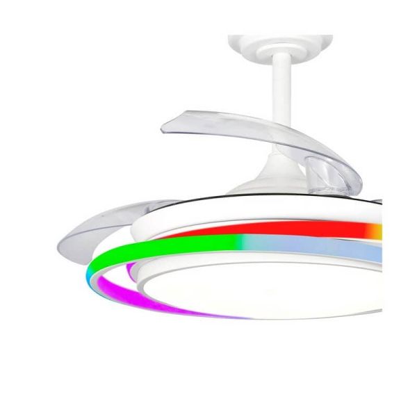 Ventilador de Techo LED ANTILA MINI RGB Blanco 45W 4500Lm CCT Dim