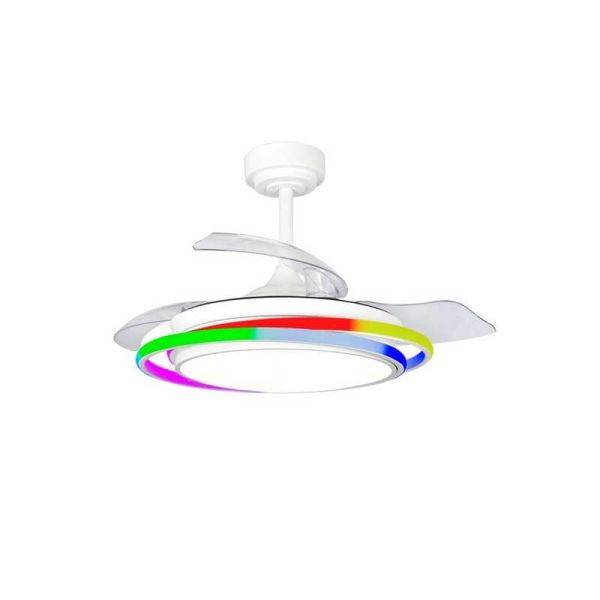 Ventilador de Techo LED ANTILA MINI RGB Blanco 45W 4500Lm CCT Dim