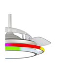 Ventilador LED ANTILA MINI RGB Gris 45W 4500Lm CCT Dim