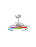 Ventilador LED ANTILA MINI RGB Gris 45W 4500Lm CCT Dim