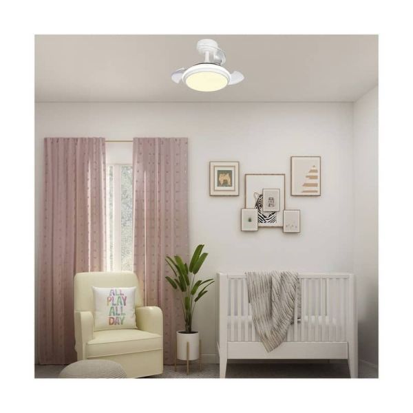 Ventilateur de plafond LED ANTILA Mini XS blanc 35W 3000Lm CCT