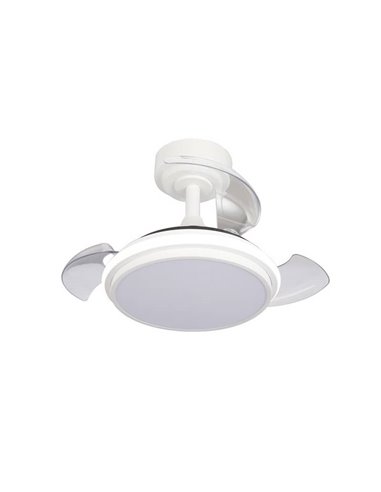 Ventilateur de plafond LED ANTILA Mini XS blanc 35W 3000Lm CCT