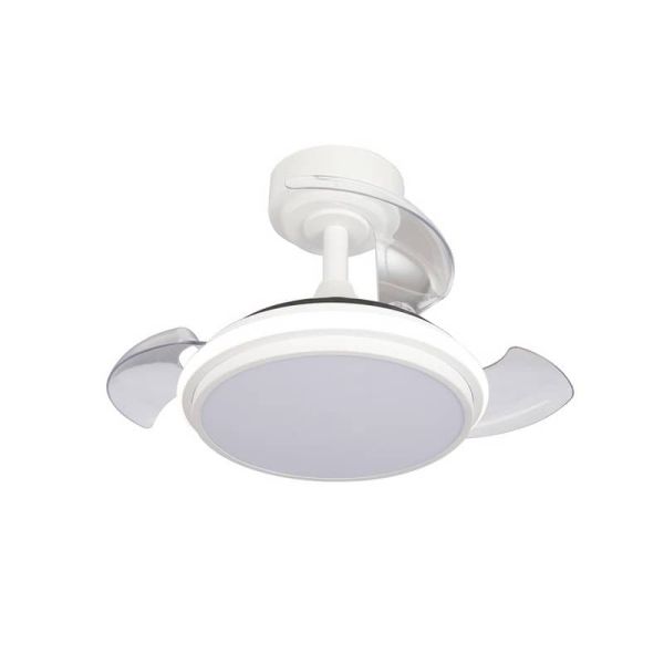 Ventilateur de plafond LED ANTILA Mini XS blanc 35W 3000Lm CCT