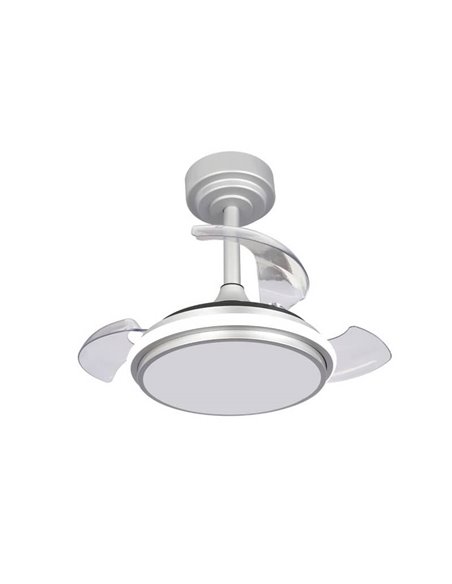 Ventilador LED ANTILA Mini XS Gris 35W 3000Lm CCT