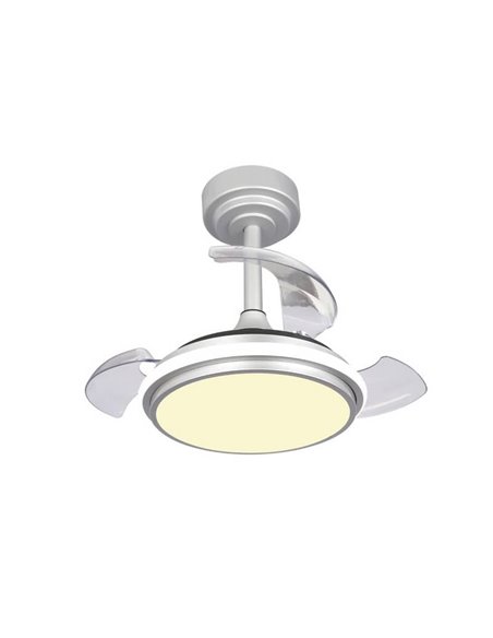 Ventilador LED ANTILA Mini XS Gris 35W 3000Lm CCT