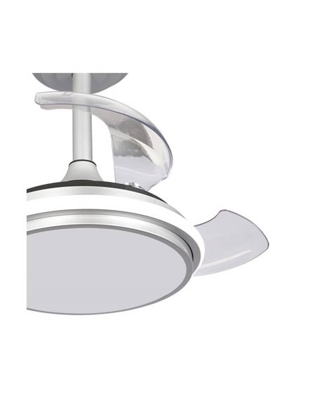 Ventilador LED ANTILA Mini XS Gris 35W 3000Lm CCT