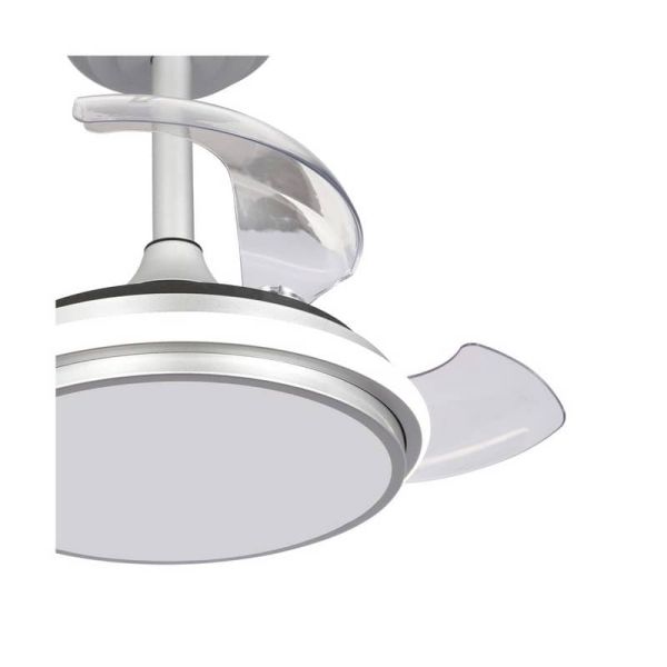 Ventilateur LED ANTILA Mini XS Gris 35W 3000Lm CCT