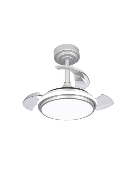 Ventilador LED ANTILA Mini XS Gris 35W 3000Lm CCT