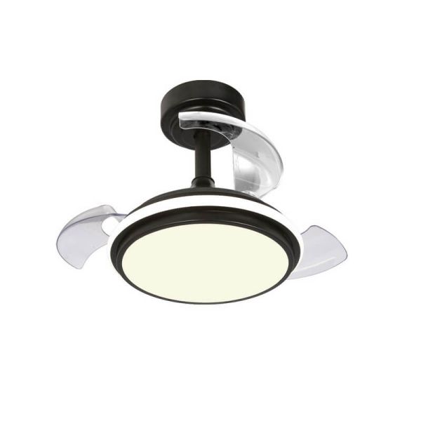 Ventilateur LED ANTILA Mini XS Noir 35W 3000Lm CCT