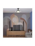 Ventilador LED ANTILA Mini XS Negro 35W 3000Lm CCT