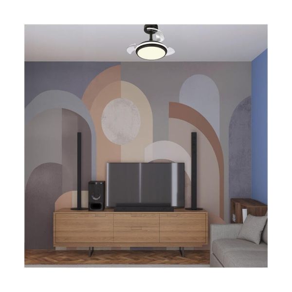 Ventilateur LED ANTILA Mini XS Noir 35W 3000Lm CCT