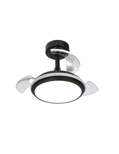 Ventilador LED ANTILA Mini XS Negro 35W 3000Lm CCT
