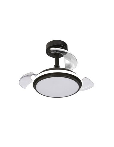 Ventilador LED ANTILA Mini XS Negro 35W 3000Lm CCT