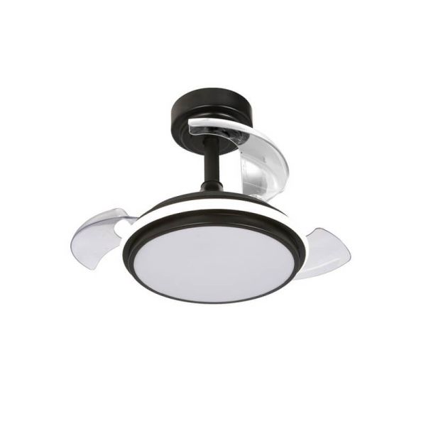 Ventilador LED ANTILA Mini XS Negro 35W 3000Lm CCT