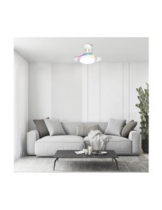 Ventilador LED ANTILA Mini XS RGB Blanco 40W 3500Lm CCT Dim 2