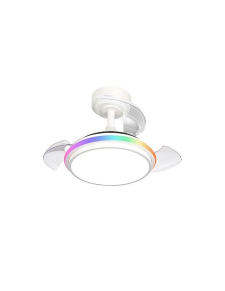 Ventilador LED ANTILA Mini XS RGB Blanco 40W 3500Lm CCT Dim