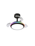 Ventilateur de Plafond LED ANTILA Mini XS RGB Noir 40W 3500Lm CCT Dim