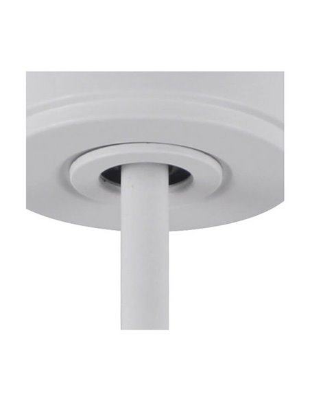 Ventilador ARECA DC branco Led 48W CCT