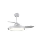 Ventilador DC ARECA blanco Led 48W CCT