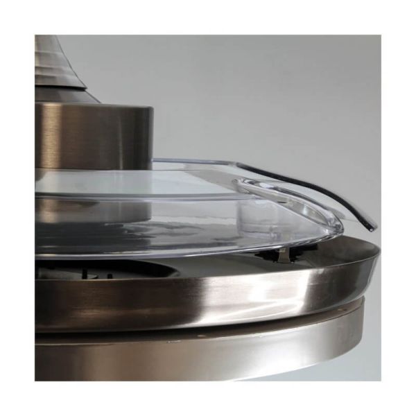 Ventilador DC ARECA níquel LED 45W 3500Lm CCT