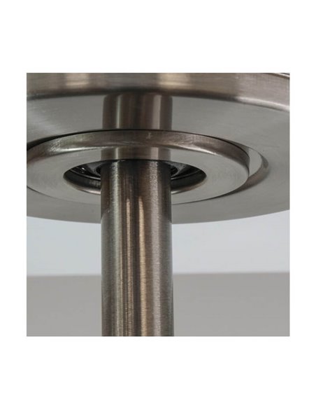 Ventilador DC ARECA níquel LED 45W 3500Lm CCT