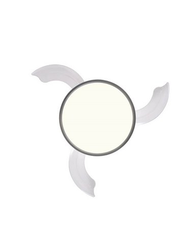 Ventilador DC ARECA níquel LED 45W 3500Lm CCT