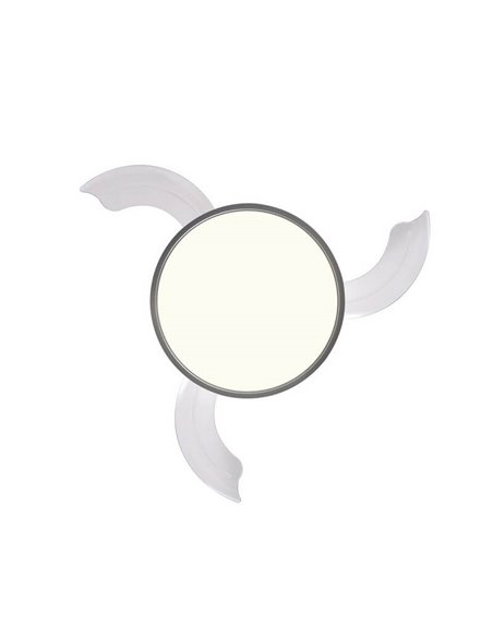 Ventilateur DC ARECA nickel LED 45W 3500Lm CCT