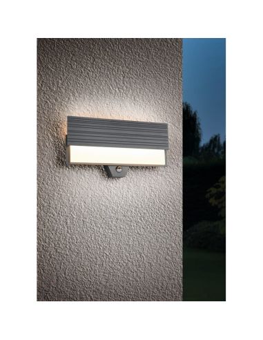 Aplique Exterior LED MARIZA Sensor Movimiento ↔40cm 10W IP44 | LeonLeds