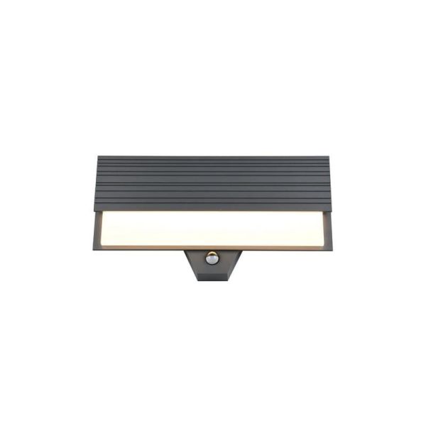 MARIZA Aplique LED para exterior com sensor de movimento ↔40cm 10W IP44 | LeonLeds