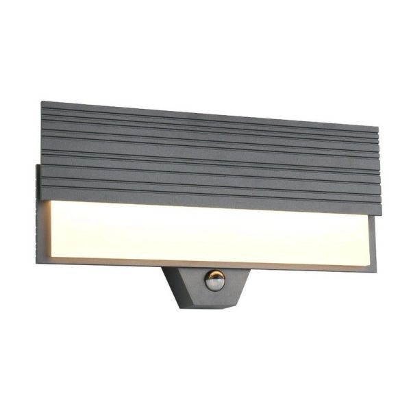 Aplique Exterior LED MARIZA Sensor Movimiento ↔40cm 10W IP44 | LeonLeds