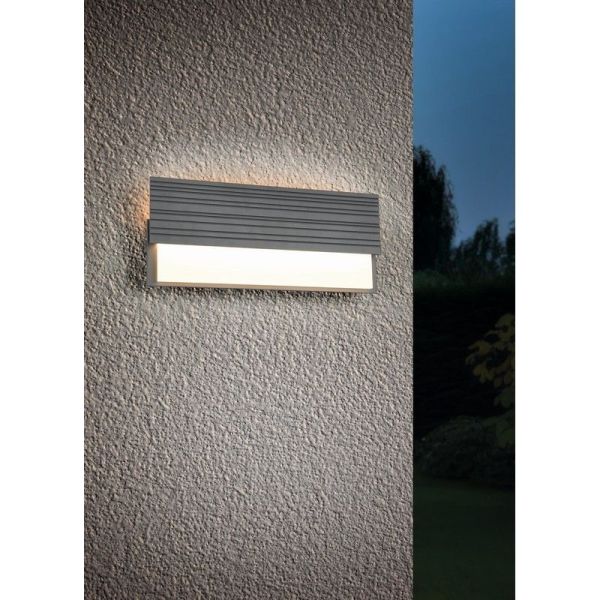 Aplique de Pared Exterior LED MARIZA ↔40cm 10W 3000K IP44 | LeonLeds